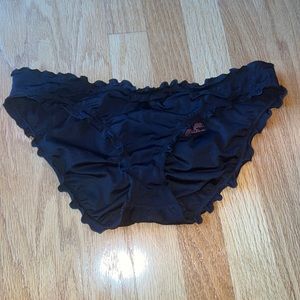 Black bikini bottoms